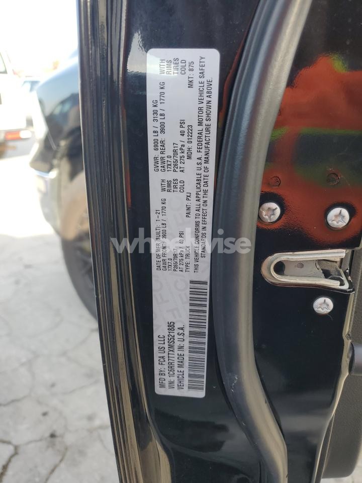 Photo 12 of 2021 RAM 1500 CLASSIC SLT (VIN 1C6RR7TTXMS521885)