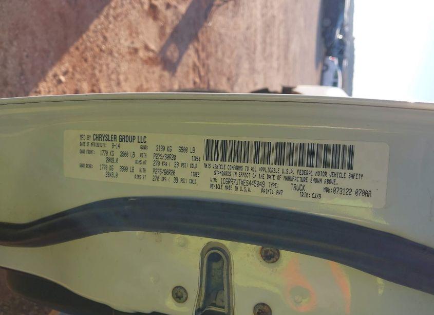 Photo 9 of 2014 Ram 1500 SPORT (VIN 1C6RR7UTXES445049)