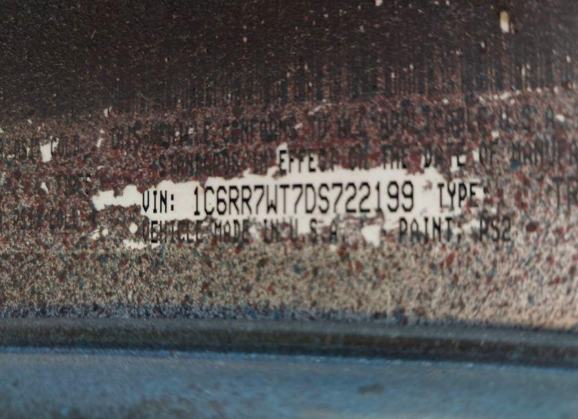 Photo 9 of 2013 Ram 1500 LARAMIE LONGHORN EDITION (VIN 1C6RR7WT7DS722199)