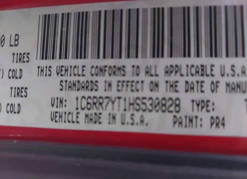 Photo 9 of 2017 Ram 1500 REBEL 4X4 5'7 BOX (VIN 1C6RR7YT1HS530828)