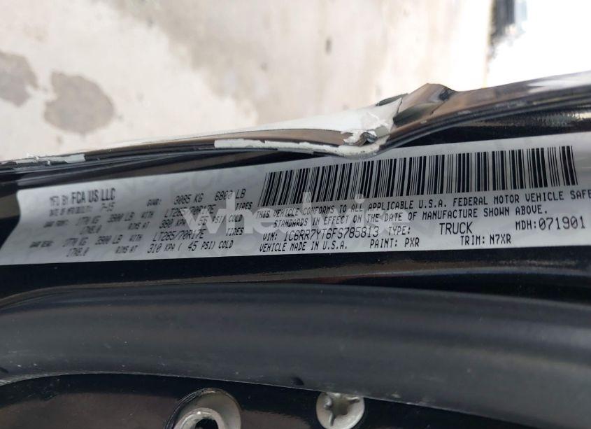 Photo 9 of 2015 Ram 1500 REBEL (VIN 1C6RR7YT6FS785813)