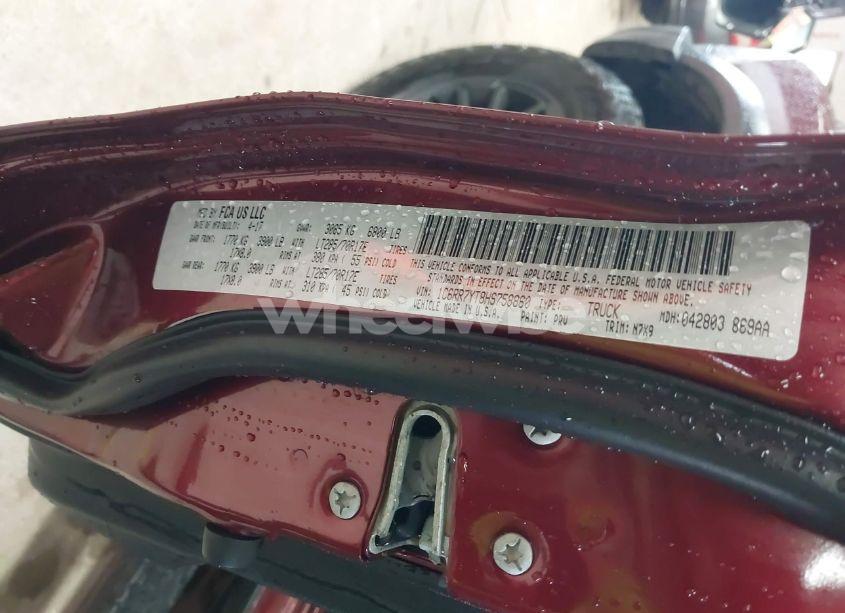 Photo 9 of 2017 Ram 1500 (VIN 1C6RR7YT8HS758860)