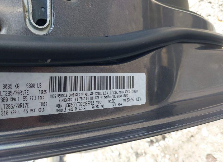 Photo 9 of 2016 Ram 1500 REBEL (VIN 1C6RR7YT9GS399212)