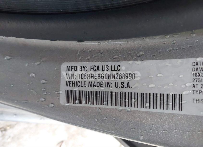 Photo 9 of 2022 Ram 1500 LONE STAR 4X2 6'4 BOX (VIN 1C6RREBG0NN268990)