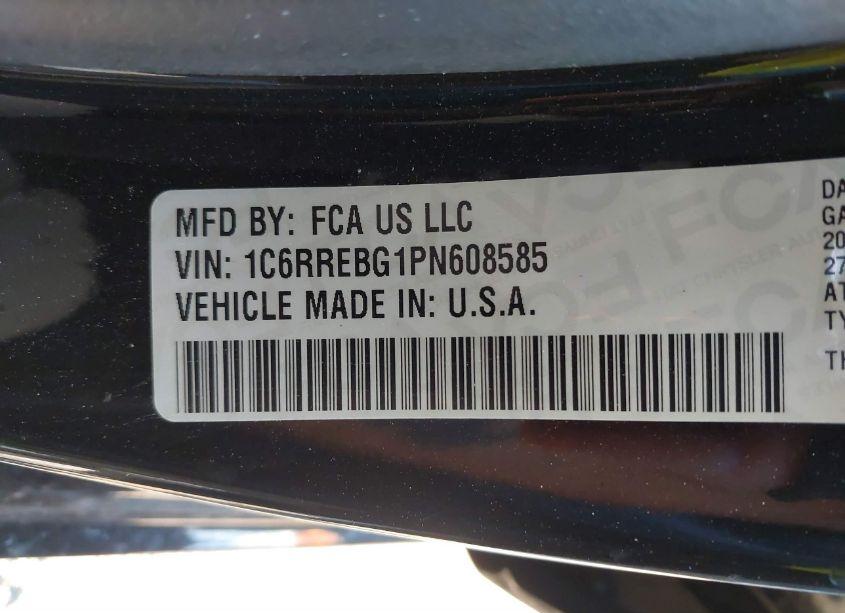 Photo 9 of 2023 Ram 1500 BIG HORN QUAD CAB 4X2 6'4 BOX (VIN 1C6RREBG1PN608585)