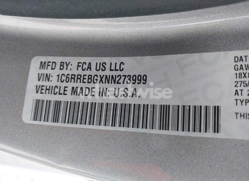 Photo 9 of 2022 Ram 1500 BIG HORN 4X2 6'4 BOX (VIN 1C6RREBGXNN273999)