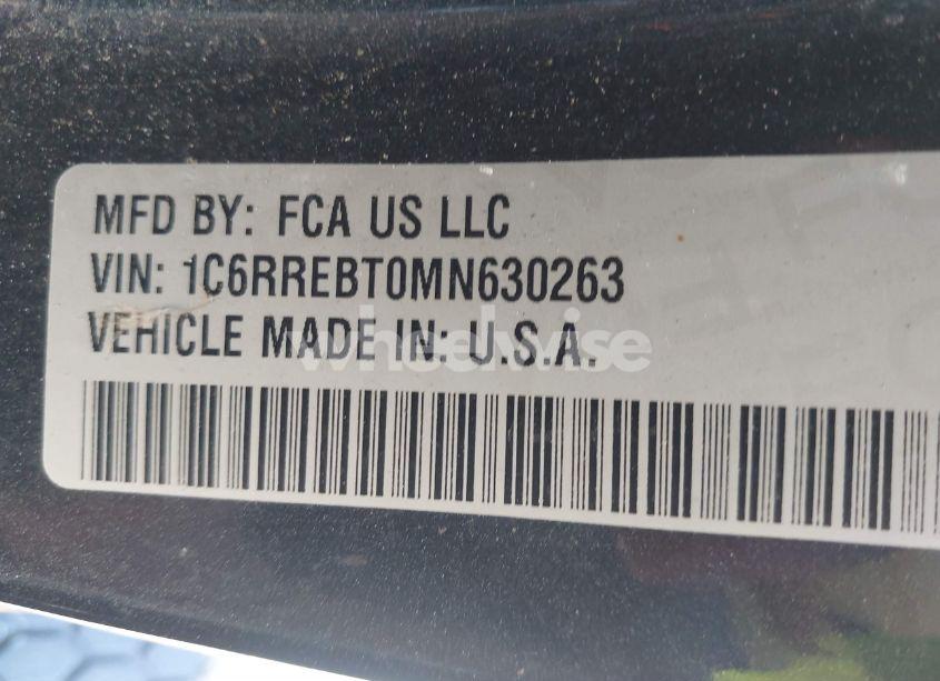 Photo 9 of 2021 Ram 1500 BIG HORN QUAD CAB 4X2 6'4 BOX (VIN 1C6RREBT0MN630263)