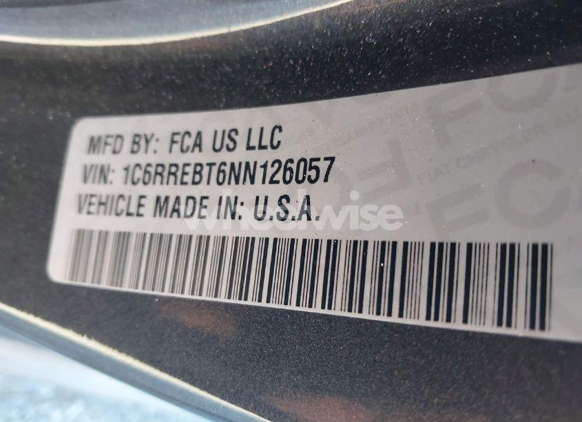 Photo 9 of 2022 Ram 1500 (VIN 1C6RREBT6NN126057)