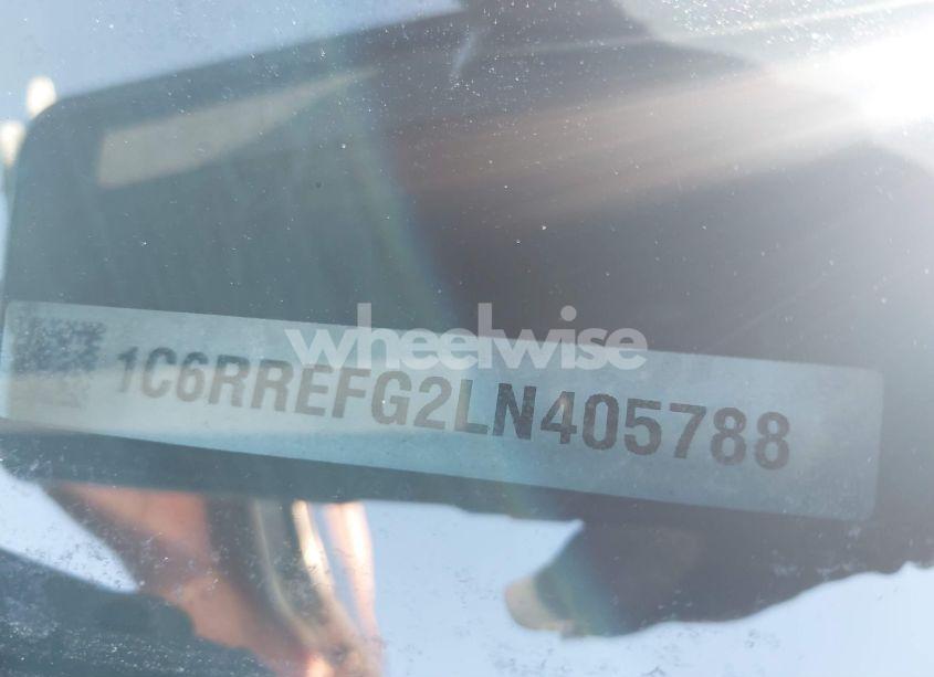 Photo 9 of 2020 Ram 1500 (VIN 1C6RREFG2LN405788)