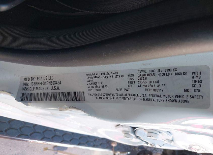 Photo 9 of 2023 Ram 1500 LONE STAR 4X2 5'7 BOX (VIN 1C6RREFG4PN693464)