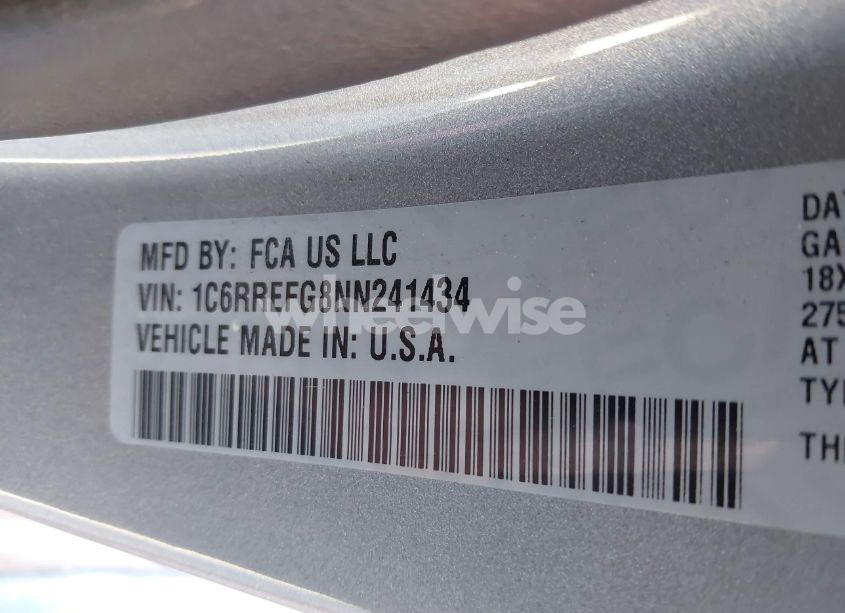 Photo 9 of 2022 Ram 1500 BIG HORN (VIN 1C6RREFG8NN241434)