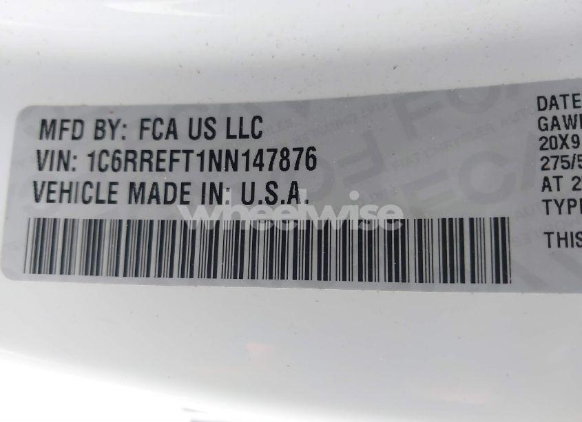 Photo 9 of 2022 Ram 1500 BIG HORN 4X2 5'7 BOX (VIN 1C6RREFT1NN147876)