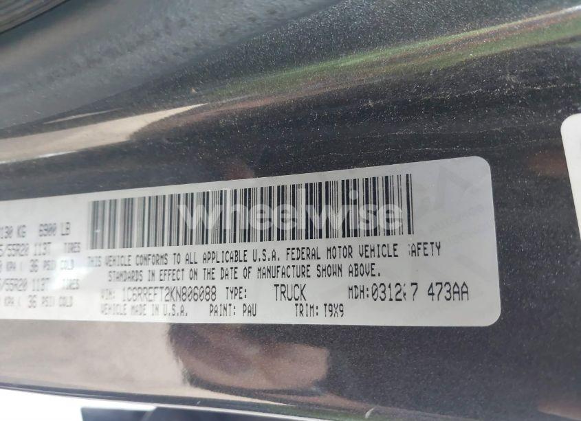 Photo 9 of 2019 Ram 1500 BIG HORN/LONE STAR 4X2 5'7 BOX (VIN 1C6RREFT2KN806088)