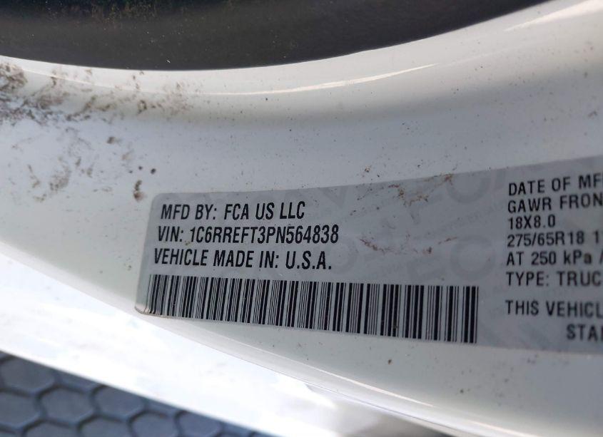 Photo 9 of 2023 Ram 1500 BIG HORN 4X2 5'7 BOX (VIN 1C6RREFT3PN564838)