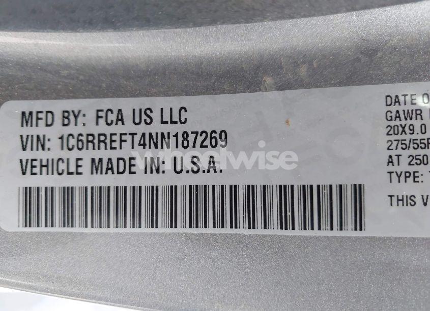 Photo 9 of 2022 Ram 1500 LONE STAR 4X2 5'7 BOX (VIN 1C6RREFT4NN187269)