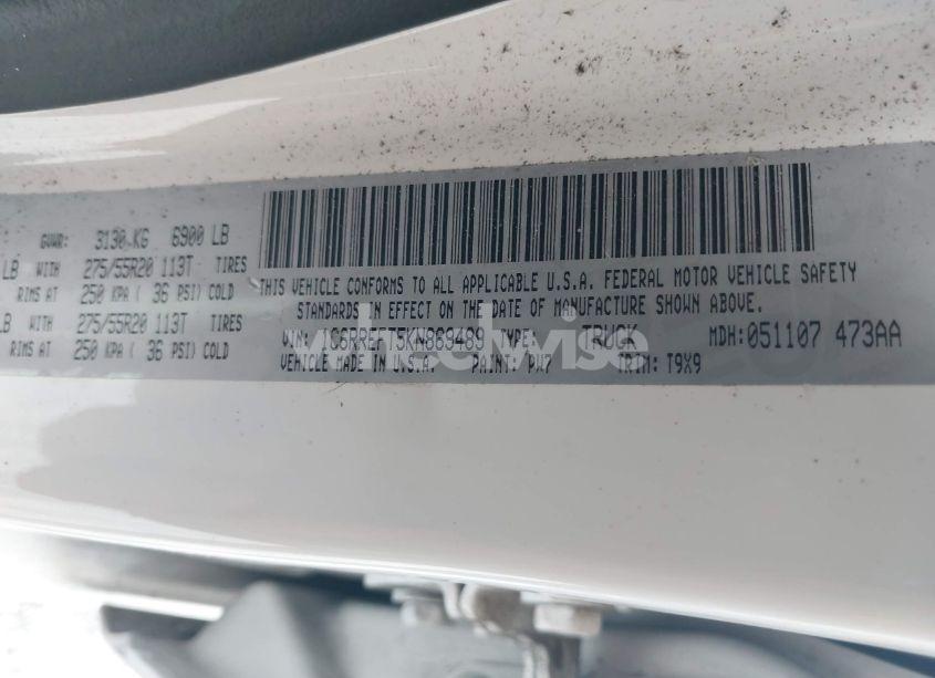 Photo 9 of 2019 Ram 1500 BIG HORN/LONE STAR 4X2 5'7 BOX (VIN 1C6RREFT5KN869489)