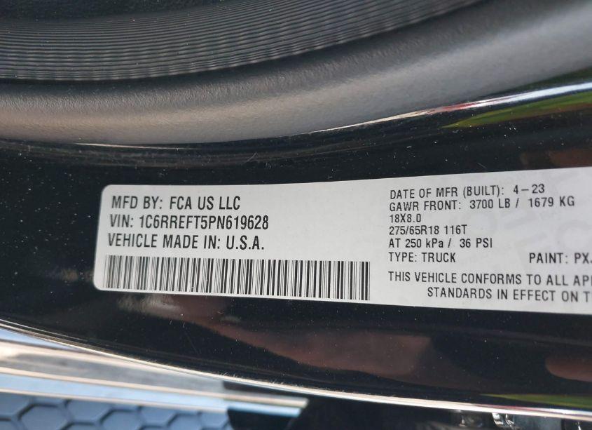 Photo 9 of 2023 Ram 1500 BIG HORN 4X2 5'7 BOX (VIN 1C6RREFT5PN619628)