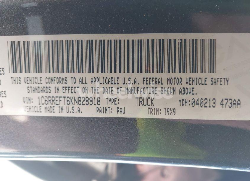 Photo 9 of 2019 Ram 1500 BIG HORN/LONE STAR 4X2 5'7 BOX (VIN 1C6RREFT6KN828918)