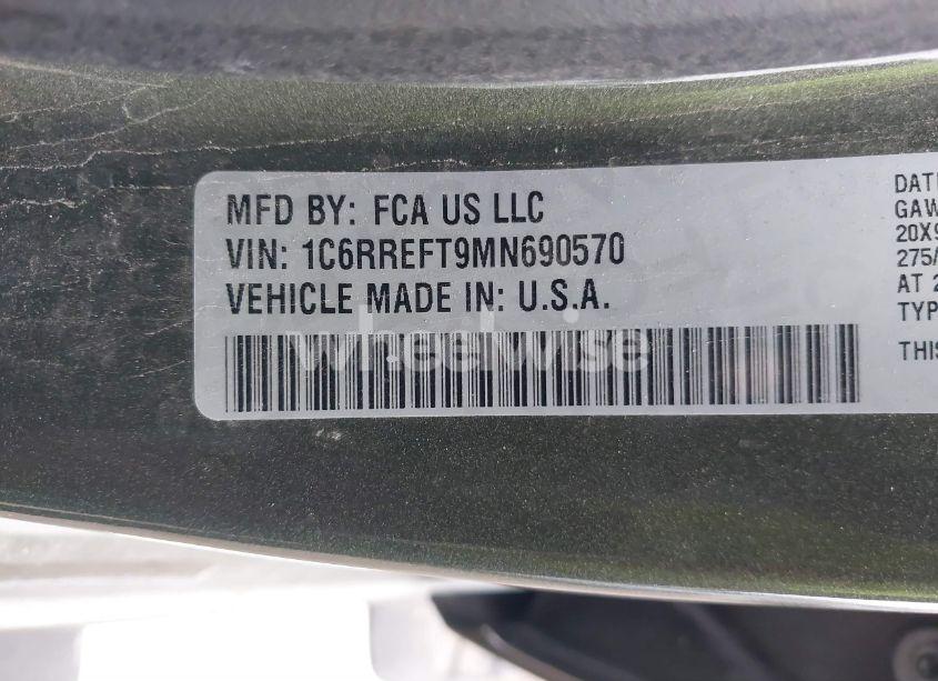 Photo 9 of 2021 Ram 1500 LONE STAR 4X2 5'7 BOX (VIN 1C6RREFT9MN690570)