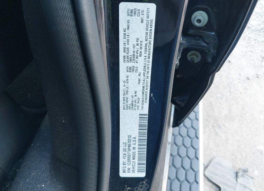 Photo 9 of 2023 Ram 1500 BIG HORN 4X2 5'7 BOX (VIN 1C6RREFT9PN670310)