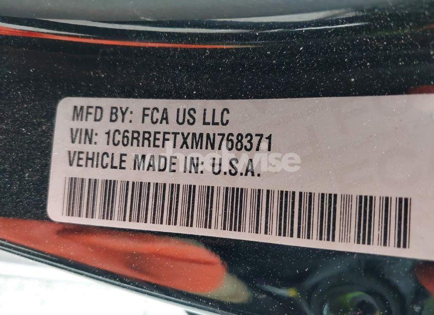 Photo 9 of 2021 Ram 1500 BIG HORN 4X2 5'7 BOX (VIN 1C6RREFTXMN768371)