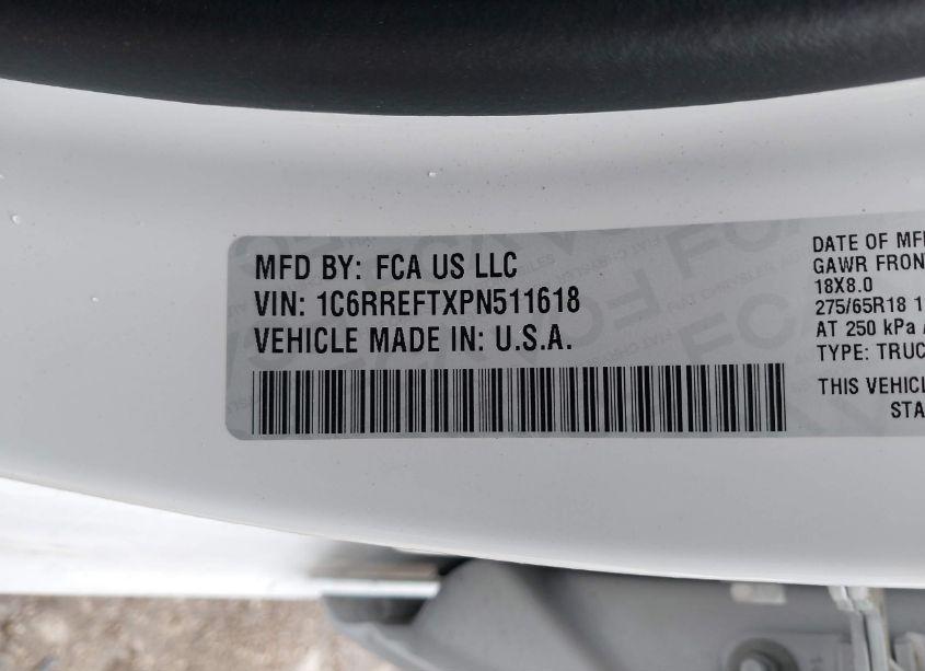 Photo 9 of 2023 Ram 1500 BIG HORN 4X2 5'7" BOX (VIN 1C6RREFTXPN511618)