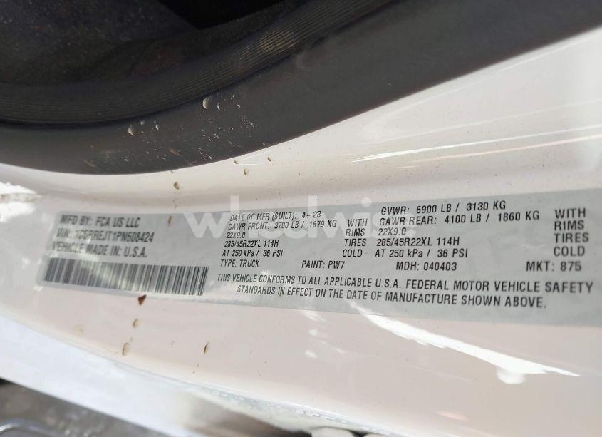 Photo 9 of 2023 Ram 1500 LARAMIE 4X2 5'7 BOX (VIN 1C6RREJT1PN608424)