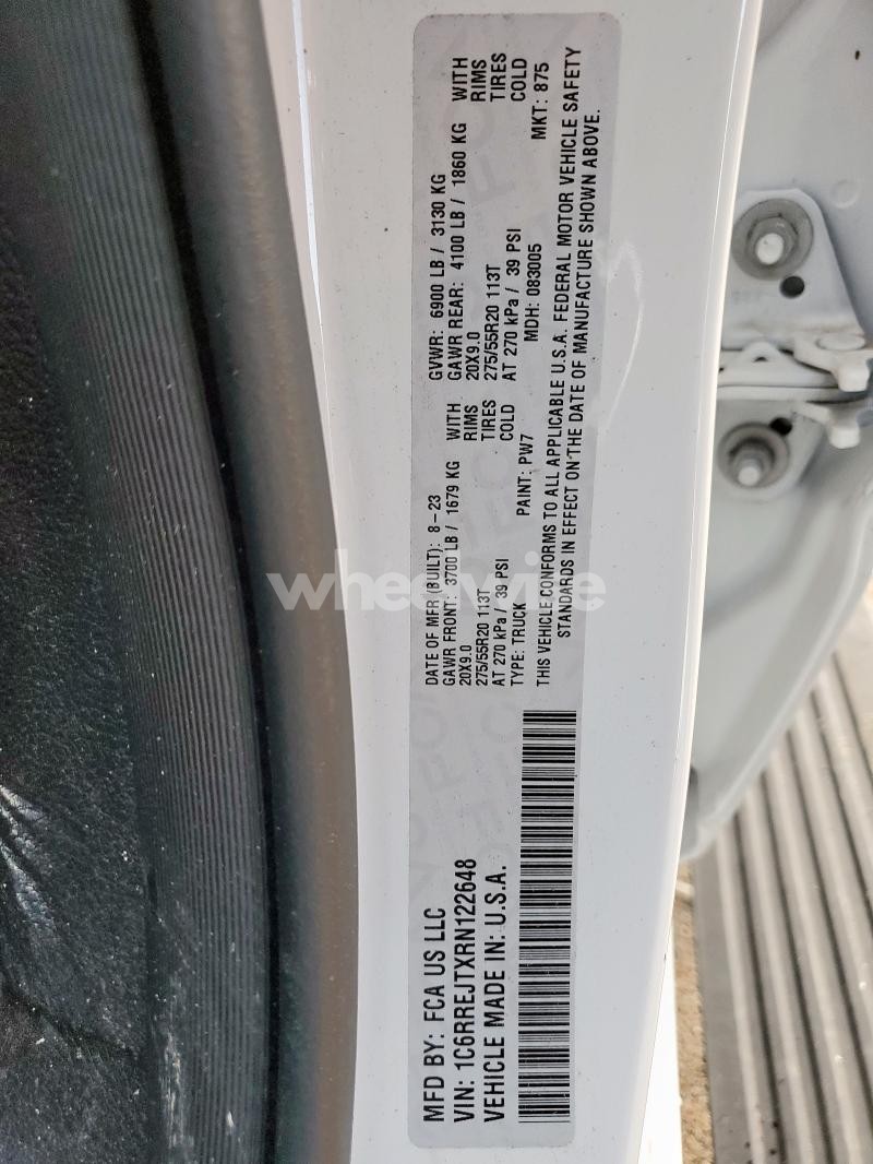 Photo 10 of 2024 RAM 1500 LARAMIE (VIN 1C6RREJTXRN122648)