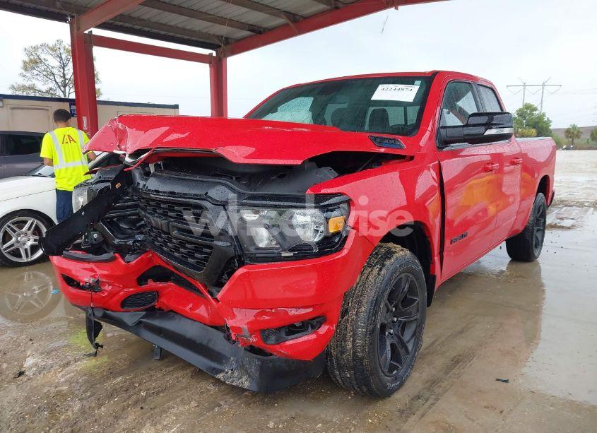 Photo 2 of 2022 Ram 1500 BIG HORN 4X4 6'4 BOX (VIN 1C6RRFBG7NN220702)