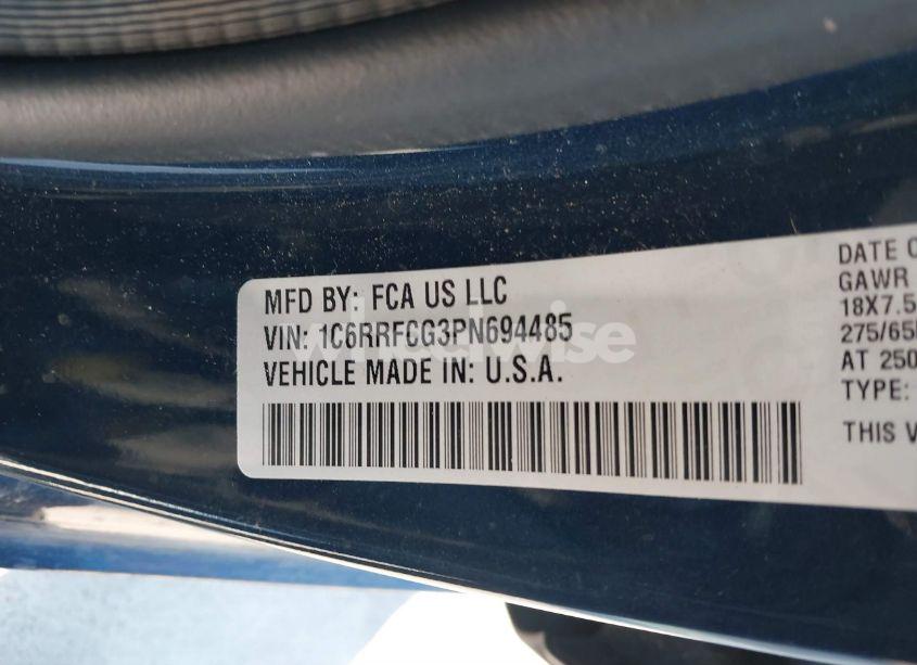 Photo 9 of 2023 Ram 1500 TRADESMAN 4X4 6'4 BOX (VIN 1C6RRFCG3PN694485)