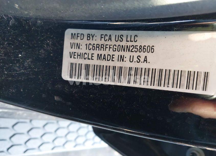 Photo 9 of 2022 Ram 1500 BIG HORN 4X4 5'7 BOX (VIN 1C6RRFFG0NN258606)