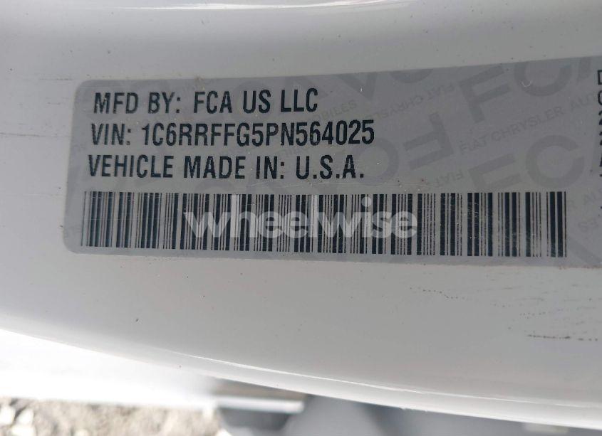 Photo 9 of 2023 Ram 1500 BIG HORN 4X4 5'7 BOX (VIN 1C6RRFFG5PN564025)