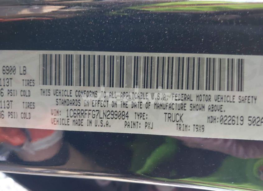 Photo 9 of 2020 Ram 1500 BIG HORN 4X4 5'7 BOX (VIN 1C6RRFFG7LN299084)