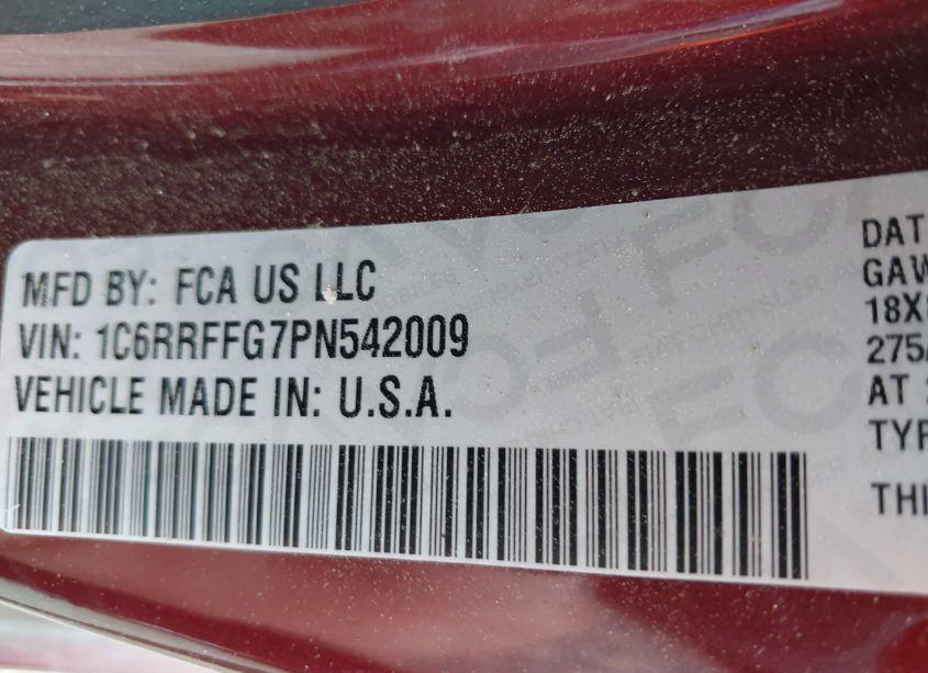 Photo 9 of 2023 Ram 1500 BIG HORN 4X4 5'7 BOX (VIN 1C6RRFFG7PN542009)