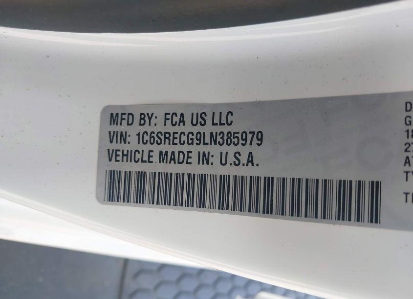 Photo 9 of 2020 Ram 1500 TRADESMAN QUAD CAB 4X2 6'4 BOX (VIN 1C6SRECG9LN385979)