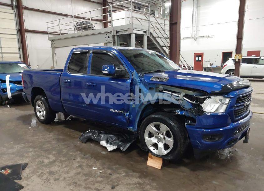 2019 Ram 1500 BIG HORN/LONE STAR 4X4 6'4 BOX (VIN 1C6SRFBT0KN825865) main photo