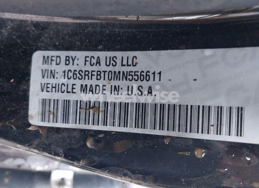 Photo 9 of 2021 Ram 1500 BIG HORN 4X4 6'4 BOX (VIN 1C6SRFBT0MN556611)