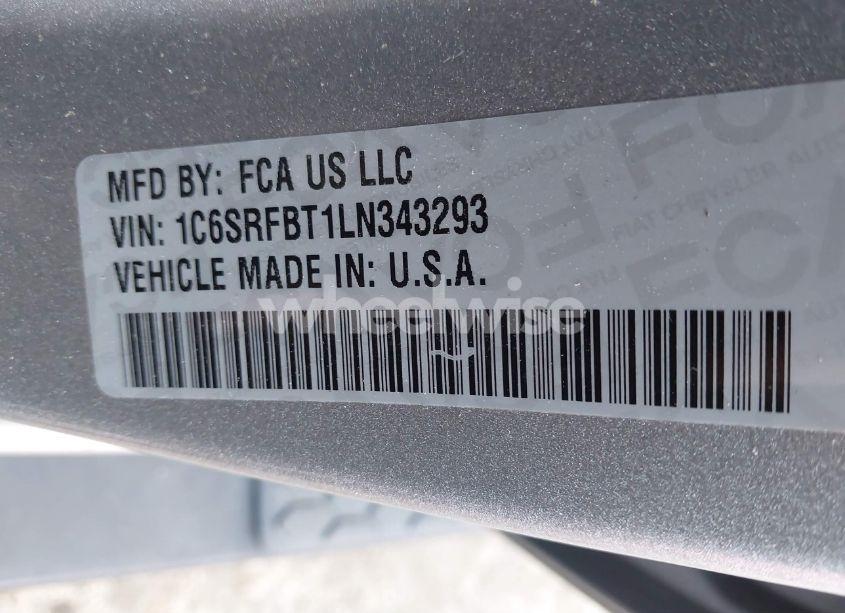 Photo 9 of 2020 Ram 1500 BIG HORN 4X4 6'4 BOX (VIN 1C6SRFBT1LN343293)