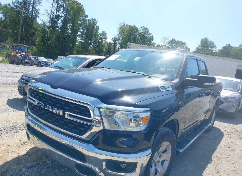 Photo 2 of 2022 Ram 1500 BIG HORN QUAD CAB 4X4 6'4 BOX (VIN 1C6SRFBT2NN480536)