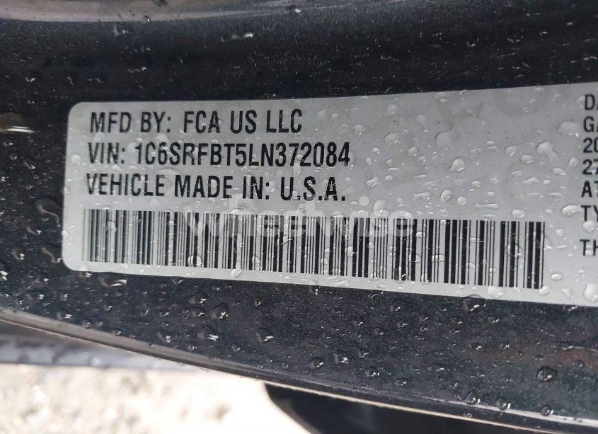 Photo 9 of 2020 Ram 1500 BIG HORN 4X4 6'4 BOX (VIN 1C6SRFBT5LN372084)