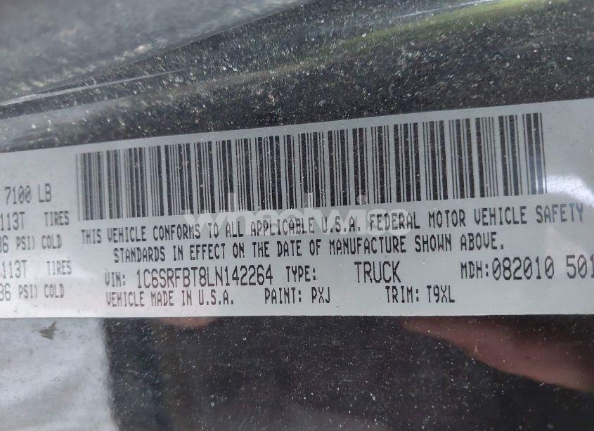 Photo 9 of 2020 Ram 1500 BIG HORN 4X4 6'4 BOX (VIN 1C6SRFBT8LN142264)