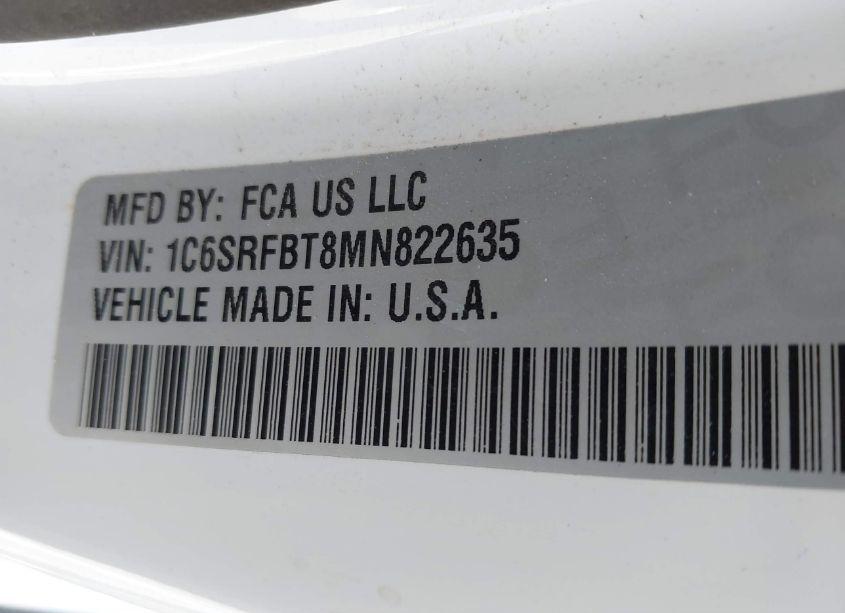 Photo 9 of 2021 Ram 1500 BIG HORN 4X4 6'4 BOX (VIN 1C6SRFBT8MN822635)