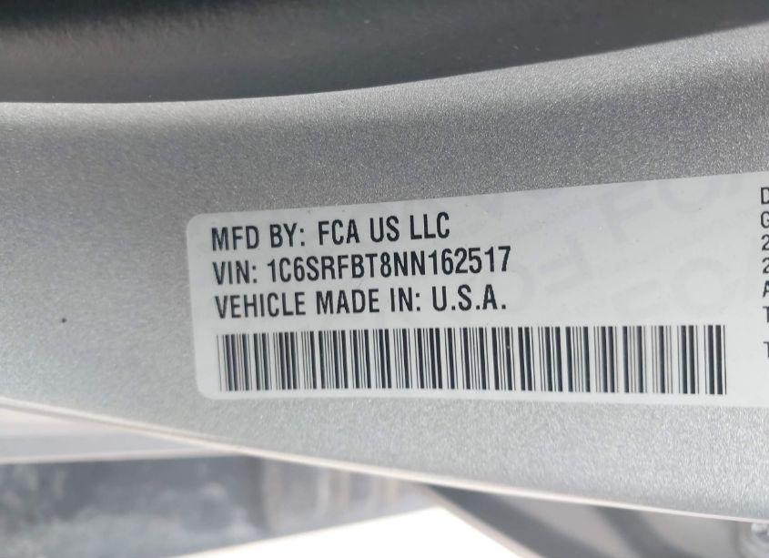 Photo 9 of 2022 Ram 1500 BIG HORN 4X4 6'4 BOX (VIN 1C6SRFBT8NN162517)