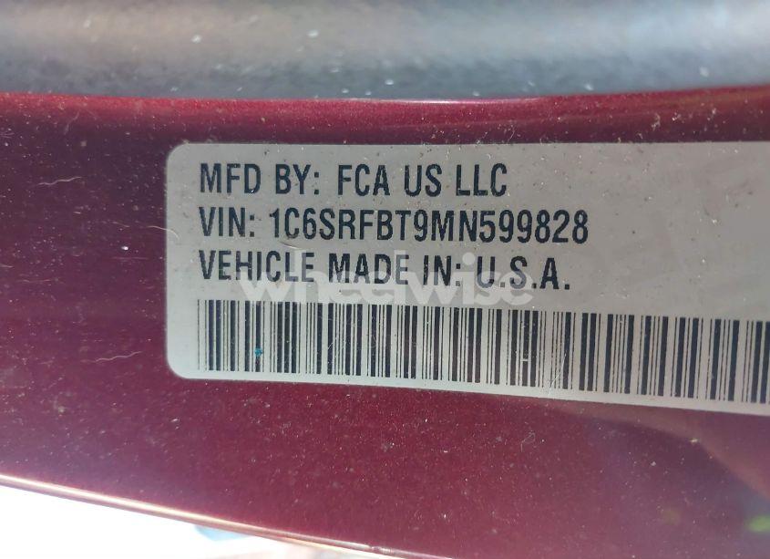 Photo 9 of 2021 Ram 1500 BIG HORN 4X4 6'4 BOX (VIN 1C6SRFBT9MN599828)