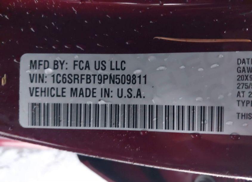 Photo 9 of 2023 Ram 1500 BIG HORN 4X4 6'4 BOX (VIN 1C6SRFBT9PN509811)