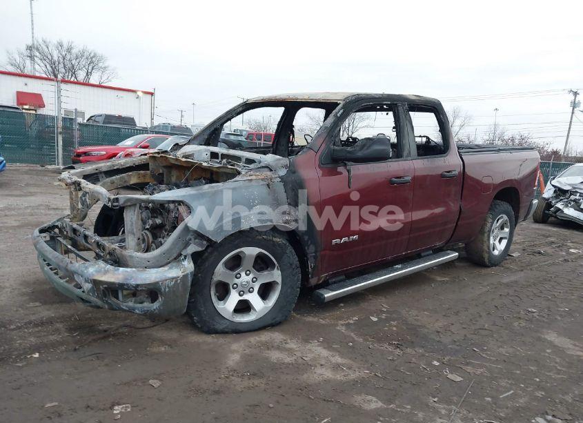 Photo 2 of 2019 Ram 1500 TRADESMAN 4X4 6'4 BOX (VIN 1C6SRFCTXKN662298)
