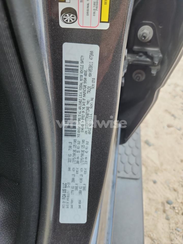 Photo 12 of 2019 RAM 1500 REBEL (VIN 1C6SRFET7KN871348)