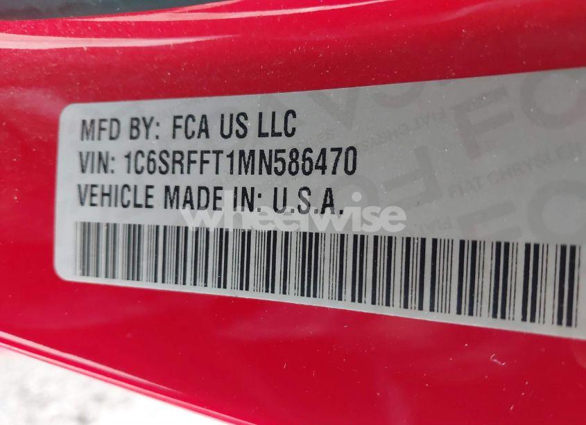 Photo 9 of 2021 Ram 1500 BIG HORN 4X4 5'7 BOX (VIN 1C6SRFFT1MN586470)