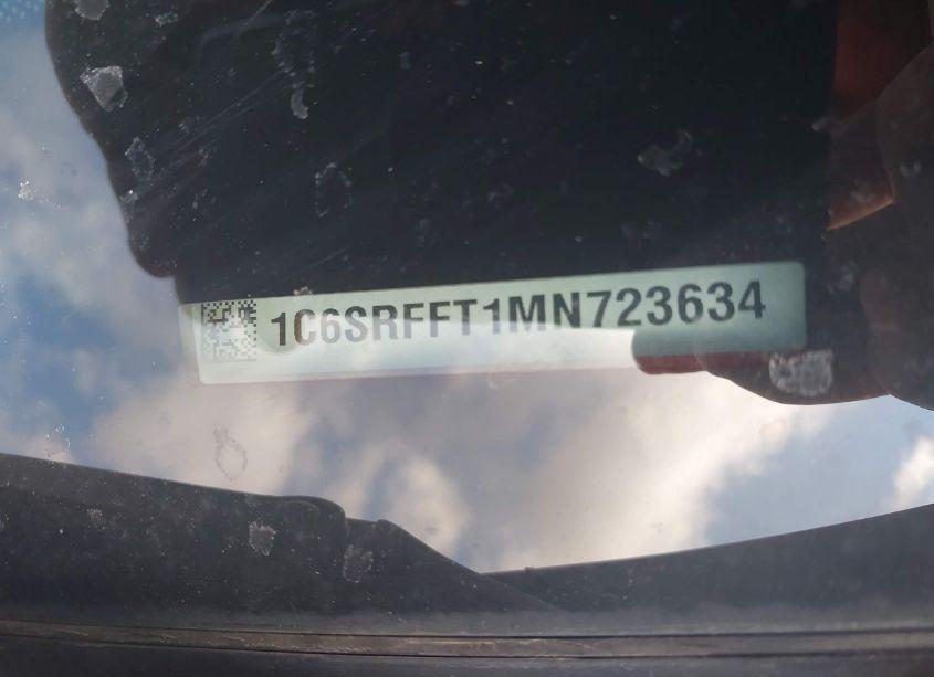 Photo 9 of 2021 Ram 1500 LONE STAR 4X4 5'7 BOX (VIN 1C6SRFFT1MN723634)