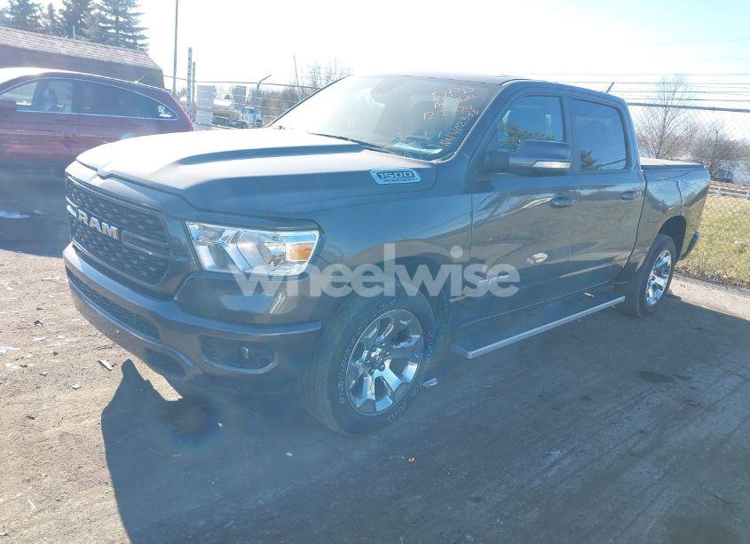 Photo 2 of 2022 Ram 1500 BIG HORN 4X4 5'7 BOX (VIN 1C6SRFFT3NN402356)
